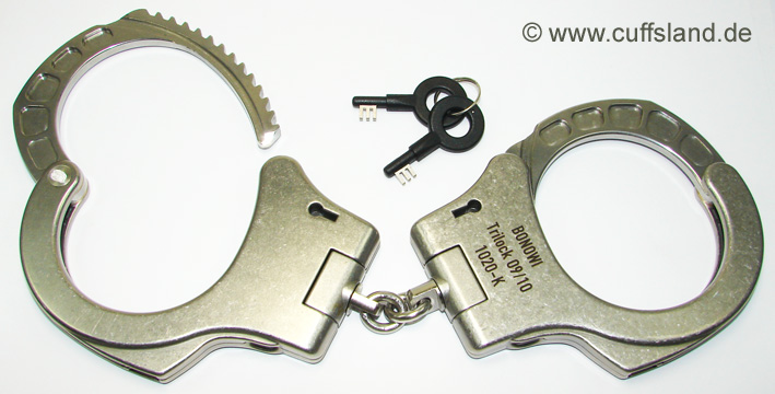 CLEJUSO Handschellen Handcuffs No4 Original deutsche Polizei Handfesseln 
