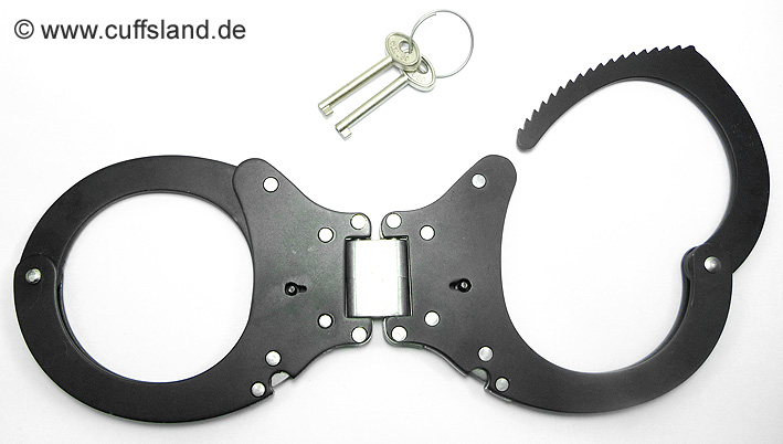Handfesseln Original deutsche Polizei Handcuffs No.19 CLEJUSO Handschellen 